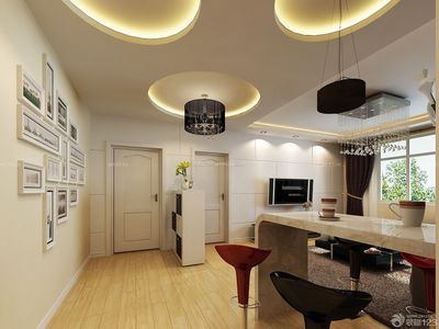 時(shí)尚房子吊頂造型裝修設(shè)計(jì)圖片大全南北80平